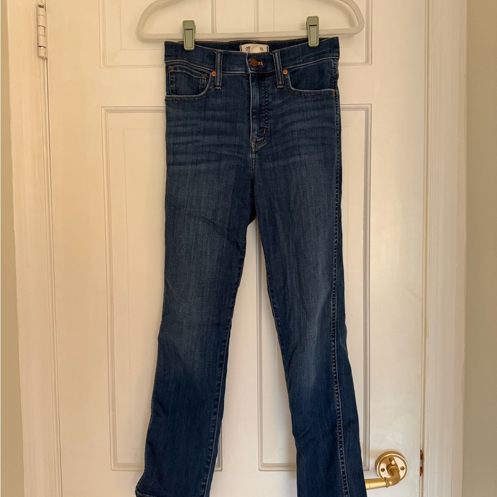 Madewell Blue Straight-Leg Jeans